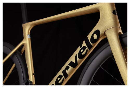 Bicicleta de carretera Cervélo Soloist Shimano Ultegra Di2 12S 700 mm Polvo de oro 2024