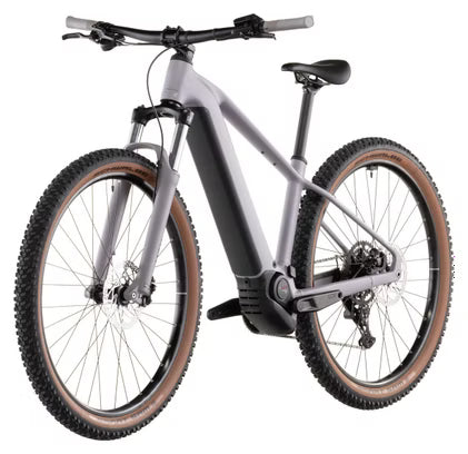 Cube Reaction Hybrid Performance 600 MTB Eléctrica Hardtail Shimano 9S 600 Wh Bosch 75 Nm 29'' Gris Ciruela Morado 2026