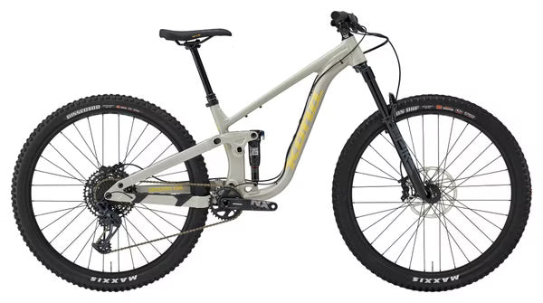 Bicicleta de montaña con suspensión total Kona Process 134 DL 29" Beige
