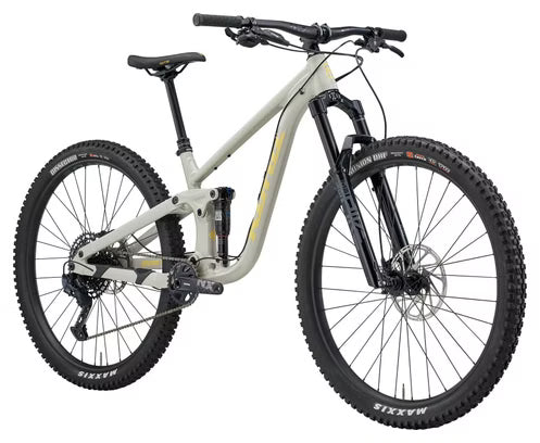 Bicicleta de montaña con suspensión total Kona Process 134 DL 29" Beige