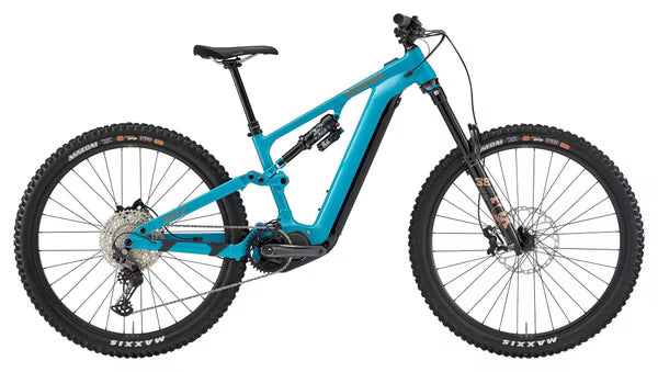 Bicicleta de montaña eléctrica de doble suspensión Kona Remote X, Shimano 12 velocidades, 612 Wh, Shimano 85 Nm, 29'', color verde azulado viridiano