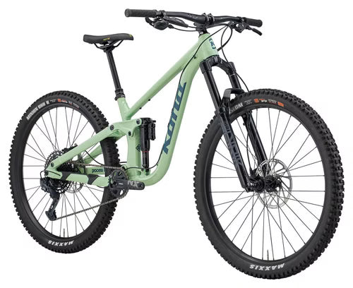 Bicicleta de montaña de doble suspensión Kona Process 153 DL con Sram 12S y ruedas de 29 pulgadas, color verde jade