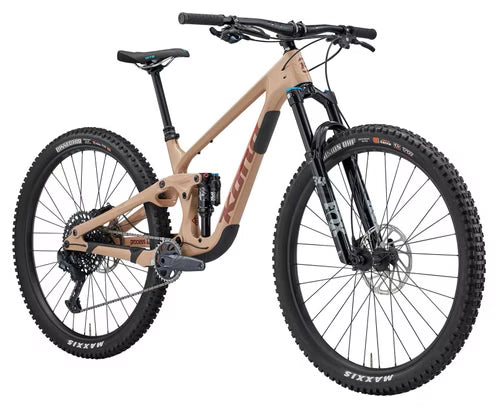 Bicicleta de montaña de doble suspensión Kona Process 134 CR con Sram 12S y ruedas de 29 pulgadas, color marrón toffee